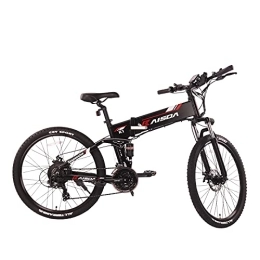 KAISDA Fahrräder KAISDA E Bike / Klappbar Elektrofahrräder für Damen Herren, 26 Zoll Mountainbike Electric Bike mit Shimano 21 Gang, 48V 10.4A Lithium-Batterie Elektrofahrrad