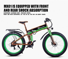 LPKK 1000w 48v elektrisches Fahrrad elektrisches Fahrrad Lithium-Batterie Fat Tire Folding Roller Erwachsener elektrisches Fahrrad Ebike Berg Schnee Bike 0814