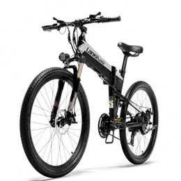 LXLTLB Fahrräder LXLTLB Elektrofahrrad Erwachsener 26 Zoll E- Bike Mountainbike 48V 10.4AH Lithium Batterie 21 Gang Getriebe Faltbares Stoßdämpfung E-Bike