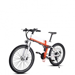 LZMXMYS Zusammenklappbares elektrisches Mountainbike LZMXMYS Elektrisches Fahrrad, 48v Electric Mountain Bike und 500W for Erwachsene Aluminium Elektroroller 8 Speed Gear E-Bike mit abnehmbarem 48v 10.4a Lithium-Batterie-elektrischen Fahrrad Strand Sc