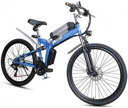 PARTAS Zusammenklappbares elektrisches Mountainbike PARTAS Elektrisches Fahrrad, Folding Elektro-Mountainbike, 26 * 4Inch Fat Tire Bikes 7 Geschwindigkeiten Ebikes for Erwachsene mit Front-LED-Licht-Doppelscheibenbremse Hybrid-Fahrrad 36V / 8AH