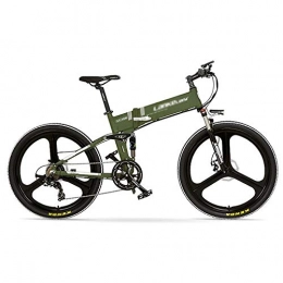 Qinmo Faltbare Elektro-Fahrrad, 26-Zoll-Elektro-Mountainbike, vorne und hinten Scheibenbremsen, geeignet for Männer, Frauen, Outdoor-Sport Reiten (Color : B)