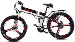 RDJM Zusammenklappbares elektrisches Mountainbike RDJM Ebike e-bike Schnelle E-Bikes for Erwachsene Elektro-Mountainbike faltbar, 26-Zoll-Adult-elektrisches Fahrrad, Motor 350W, 48V 10.4Ah Wiederaufladbare Lithium-Batterie, Sitz verstellbar, tragbare