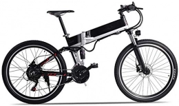 RVTYR M80 500W 48V10.4AH Electric Mountain Bike Fully e-Bike klapprad (Color : 500w+Spare Battery)