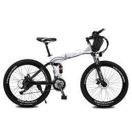 StAuoPK Fahrräder StAuoPK 250W Folding tragbares elektrisches Fahrrad, 26 Zoll 21 Geschwindigkeit 36V Doppelscheibenbremse Mountain Bike, B