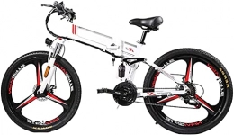 XBR Fahrräder Upgrade Elektrofahrrad Elektro-Mountainbike Faltbares Elektrofahrrad für Erwachsene, Drei Modi Fahrhilfe E-Bike Mountain Elektrofahrrad 350W Motor, LED-Anzeige Elektrofahrrad Pendeln ke, Tragbar Einfa
