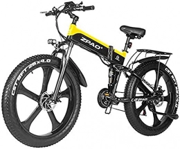 XBR Fahrräder XBR Elektrofahrrad Elektro-Mountainbike 48V 1000W Elektrofahrrad Elektro-Mountainbike 26inch Fat Tire E-Bike 21 Speedsh Herren Sport Mountainbike Lithium-Batterie Hydraulische Scheibenbremsen Lithi