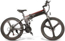 XBR Fahrräder XBR Elektrofahrrad Elektro-Mountainbike Elektrofahrrad Lithium-Batterie Klapp-Netzteil Cross-Country-Mountainbike Leicht Smart Pendler Fitness 48V Lithium-Batterieh für Erwachsene M