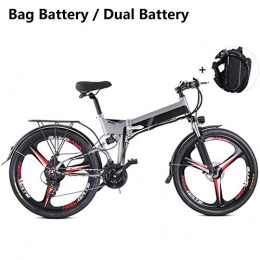 Ylight Fahrräder Ylight 26 Zoll Electric Fat Tire Bike, Mountain E-Bike, 2 PCS 12.8A Lithium Batterie Inbegriffen, DREI Messerrder, Blau
