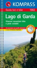  Libri Guida bici e bike n. 1982. Itinerari mountain bike e piste ciclabili. Lago di Garda 1:50.000