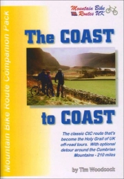  Libri di mountain bike Woodcock, T: Coast-to-coast Mountain Bike Route Pack