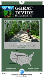  Libro Great Divide Mountain Bike Route #3: South Pass City, Wyoming - Silverthorne, Colorado (404 Miles)