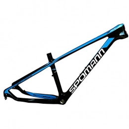 LJHBC Cornici per Mountain Bike LJHBC Cavalletti per Bicicletta Telaio per Mountain Bike 27.5ER in Fibra di Carbonio Assale della Bicicletta Tubo Sella 31, 6 mm Peso 1200 g Blu / Verde (Color : Blue, Size : 27erx17in)