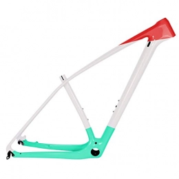 PPLAS Cornici per Mountain Bike PPLAS T1000 Full Carbon MTB Frame 27.5er 29er Ultralight Mountain Bike Telaio Carbonio PF30 Dimensioni 15 / 11 / 19 / 21" (Color : Mint Green Glossy, Size : 29er 21inch)