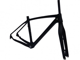 Flyxii Parti di ricambio UD 650B 27, 5ER Telaio in carbonio per Mountain Bike (BB30) Cornice portafoto per forcella (17 43, 18 cm
