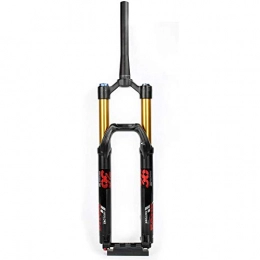 Auoiuoy Forcelle per mountain bike Auoiuoy Forcella MTB 27.5 29 Pollici, 15x110mm Thru Axle DH AER Sospensition Forks Downhill Travel 160mm per MTB, Black-27.5inch