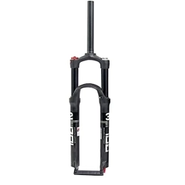 SJHFG Forcelle per mountain bike Biciclette 26 / 27.5 / 29 Pollice Air Fork Mountain Bicycle Front Forcella Doppia Camera Air Suspension Fork Stroke 120mm Forcella Anteriore in Bicicletta Sospensione (Color : Black, Size : 26inch)