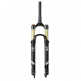 SJHFG Forcelle per mountain bike Bicycle 26 / 27.5 / 29"Bicycle Fork Travel 100mm, MTB. Sospensione Aerea QR 9mm XC AM. Forchetta Anteriore in Mountain Bike Ultraleggera Forks (Color : Cone HL, Size : 29inch)