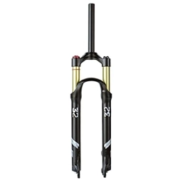 SJHFG Forcelle per mountain bike Bicycle 26 / 27.5 / 29"Bicycle Fork Travel 100mm, MTB. Sospensione Aerea QR 9mm XC AM. Forchetta Anteriore in Mountain Bike Ultraleggera Forks (Color : Straight HL, Size : 27.5inch)