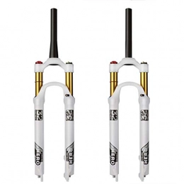 lxxiulirzeu Forcelle per mountain bike Corsa in lega di magnesio bianco 100-120mm Mountain bike Air Fork 1750G 26 27.5 29 Bicycle Suspension Plug Bicycle Fork Forcella MTB (Color : 26inch)