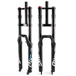 DSGS-shop Parti di ricambio DSGS-shop MTB. Bike Supension Front Forcella Aspirapolvere Placcatura Forcella Anteriore Mountain Bike Front Forks Snow Pneumatic Cycling Part Magnesium Ley Outdoor for DH. Mountain Bike 27.5 Pollici