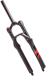 FGDFGDG Forcelle per mountain bike FGDFGDG Ammortizzatore Bicycle Ammortizzatore Dritto Tubo Dritto Magnesio Gas Forcella Forcella Freno Bicicletta Bicicletta Sospensione Merci 140mm Bicycle Fork Bicycle Bicycle, Rosso, 26in