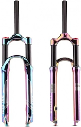 Huolirong Forcelle per mountain bike Forcella per Bicicletta forcella bici Forchetta per biciclette MTB Bicycle Suspension Fork, 27, 5 / 29 pollice Mountain Bike Bicycle Bicycle Sospensione Aspirazione Forcella anteriore Ammortizzatore Am