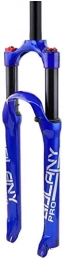 MGE Parti di ricambio Forcelle, MTB Bike Suspension Lega di Alluminio for attenuato Ruote Aria Forte Struttura Bike Accessories 26 / 27, 5 / 29 Incher (Color : Blue, Size : 27.5 Inches)