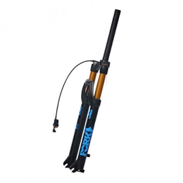CPXUP2 Forcelle per mountain bike Forchetta della Bici 2019 Bicycle Air Fork 26 / 27.5 / 29ER MTB Mountain Bike Suspension Air Resilience Bike Fork 120mm Traver Axle 9 * 100mm (Color : Navy Blue)