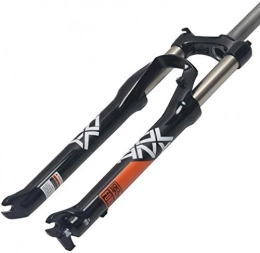 MGE Parti di ricambio Forks Bike Suspension, 1-1 / 8 '' Leggera in Lega di Alluminio Diritta Tubo MTB Gas Biciclette Forcella Spalla 100 Millimetri di Controllo (Color : C)