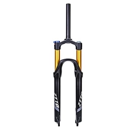 GYWLY-LY Forcelle per mountain bike GYWLY-LY Mountain Bike Forcella Ammortizzata 26 / 27.5 / 29 Pollici Lega Alluminio Forcella Ammortizzata Aria 1-1 / 8 QR Viaggio 120mm Tubo Dritto Blocco Manuale (Size : 26in)