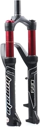 HAO KEAI Parti di ricambio HAO KEAI Forcella MTB Bike Suspension Fork 26 / 27.5 / 29 Pollici MTB. Fork Air Mountain Bicycle Front Forks 34 Disco Freno 110mm Viaggio 1-1 / 8" HL / RL. (Color : A-Red, Size : 26in)