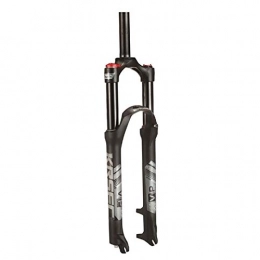 JIE KE Forcelle per mountain bike JIE KE Forcella Ammortizzata Anteriore Fat Tire 26"27, 5" 29" MTB. Air Disc Freno Bicycle Front Fork Controllo Manuale 1-1 / 8"Steertrice 110mm Viaggio QR (Color : Black, Size : 27.5")