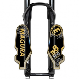 KDHJY Parti di ricambio KDHJY Mountain Bike Front Fork Stickers Bicycle Front Fork Decalcomanie Accessori per Biciclette (Color : Gold)
