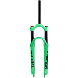 LDDLDG Forcelle Sospensioni 66 / 27,8 / 29 '' Viaggio 100 mm, 1-1/8 '' per Mountain Bike Tubo dritto Manuale (Colore: Verde, Misura : 27,8 cm)