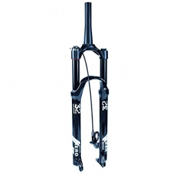LXH-SH Forchetta della Bici Brillante Nero 100-120mm Stroke Mountain Bike Air Fork 26 27.5 29 Pollici Bicycle Suspension Plug Apertura in Lega di magnesio (Color : Black)
