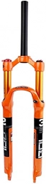 LXNQG Parti di ricambio LXNQG 26 / 27.5 / 29 Viaggio 120mm Air Suspension Fork, Rebound Regol 1 1 / 8 Tube Dritto QR 9mm RL HL XC AM Ultralight Mountain Bike Forks (Color: Orange-A, Dimensioni: 29in)