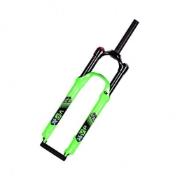 MDZZ Parti di ricambio MDZZ Forcella ammortizzata MTB da 29 pollici, freno a pedale in lega di alluminio for mountain bike Regolazione ammortizzazione 1-1 / 8"Corsa 100mm (Color : Green-26inch)