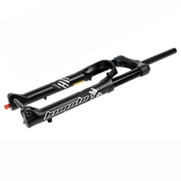 QHIYRZE Forcelle per mountain bike Mountain Bike Forcella Sospesa 27, 5 29 Pollici DH AM XC MTB Aria Forcella Corsa 140MM Asse Passante Boost Forcella Anteriore Rebound Adjustmable Blocco Manuale Dritta / conica ( Color : Black Tapered ,