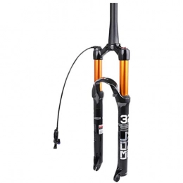 Auoiuoy Forcelle per mountain bike Mountain Bike Suspension Fork, Biciclette Aria Forcella 26 / 27.5 / 29inch Mountain Bike Fork Aria Fork Accessori, Manuale Diritto, Wire Control A-27.5 inch