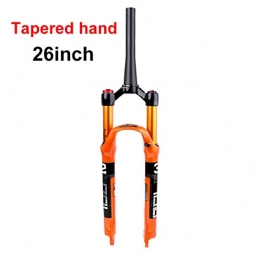 Z-LIANG Forcelle per mountain bike MTB Bicycle Fork Magnesio Air Sospension Air 26 27.5 29S 492 pollici 32 HL RL100mm Bike Fork Lockout per accessori per biciclette Bollany (Color : 26er Tapered Hand)