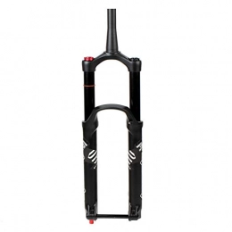 PACPL Forcelle per mountain bike PACPL Forcella DH Am Down Hill Thru Axle 110mm * 15mm Travel 180mm Mountain Bike MTB Air Fork (Color : 27.5 Black)