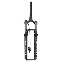 QHIYRZE Forcelle per mountain bike QHIYRZE MTB Air Fork 26 / 27.5 / 29 Mountain Bike Forcelle Ammortizzate Corsa 110mm 1-1 / 8''Dritta / Conica Forcella Anteriore QR 9mm Manuale / Blocco Remoto (Color : Tapered Remote, Size : 27.5'')