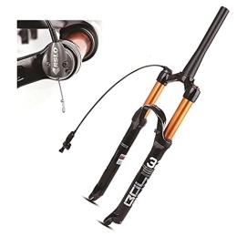 QHY Forcelle per mountain bike QHY Forcella Ammortizzata Ad Aria MTB, Mountain Bike Forcella Anteriore Ammortizzatore per Bicicletta, Corsa 100mm 9mmQR (Color : 1-1 / 2"RL, Size : 29in)