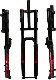 SJHFG Forcelle per mountain bike SJHFG forcelle Ammortizzate 27, 5"29" Bike Suspension Fork, DH MTB 1-1 / 8" Steerer Diritta 160mm Travel 15x100mm Assale Assale Blocco Blockout Bicycle Air Fork Forcella Anteriore