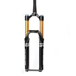 TS TAC-SKY Forcelle per mountain bike TS TAC-SKY 36 Forcella MTB Boost 15x110 DH AM Downhill Mountain Bike Forcella pneumatica Perno Passante 160mm Viaggio 27.5 29 Pollici Forcelle for Bicicletta (Color : 27.5 Gold Manual)
