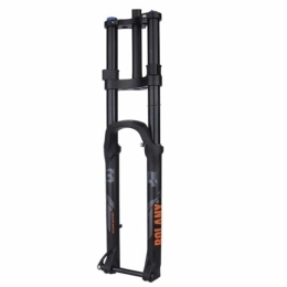 TS TAC-SKY Parti di ricambio TS TAC-SKY Mountain Bike Air Resilience Rebound Adjustment 110 * 15MM Travel 175MM MTB Thru Axle Boost Suspension Fork (Color : 27.5 inch Straight Black)