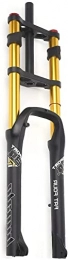 UPVPTK Parti di ricambio UPVPTK 26Inch Bike Suspension Forks, MTB Air Fork 4.0 Fat 1-1 / 8" Downhill Mountain Bike Disc Brake 170mm Travel E-Bike Front Fork BMX Forcelle Bicicletta (Color : Black Gold, Size : 26inch)