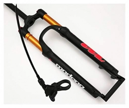 WULE-RYP Forcelle per mountain bike WULE-RYP Mountain Bicycle Fork 26in 27.5in 29 Pollice Tubo d'oro Viaggio Sospensione Forcella Air Suming Forcella Anteriore e m (Color : 29Black Red RL)