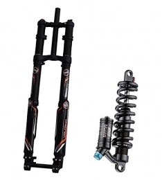WULE-RYP Forcelle per mountain bike WULE-RYP MTB Bicycle Fork Supension Air 26 27.5 Pollin Bike Mountain Bike USD-8S DH FR Forcella a Livello Professionale per Un Bicicletta Accessori (Color : USD 8S Black RCP 2S)